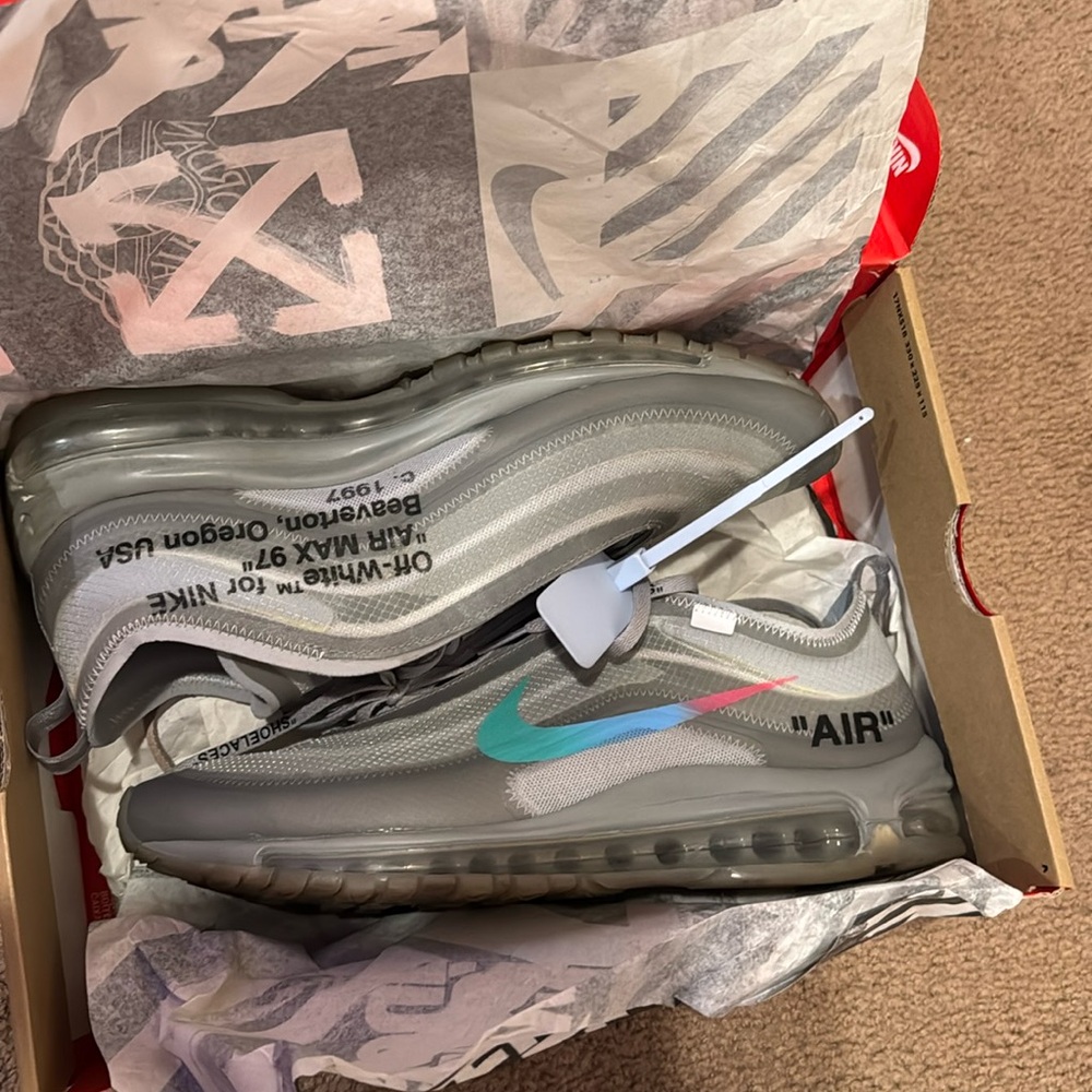 The 10 Nike Air Max 97 OG off white size 11